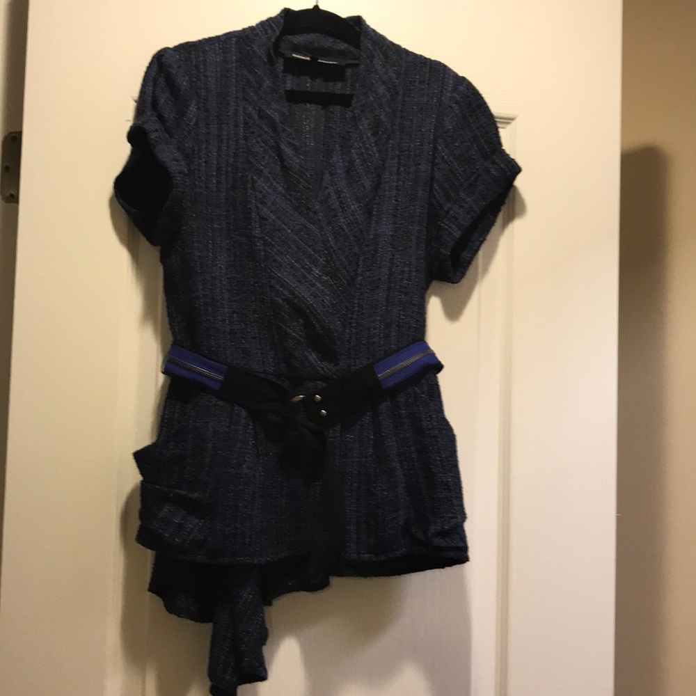 Nanette Lepore Blue tweed blazer